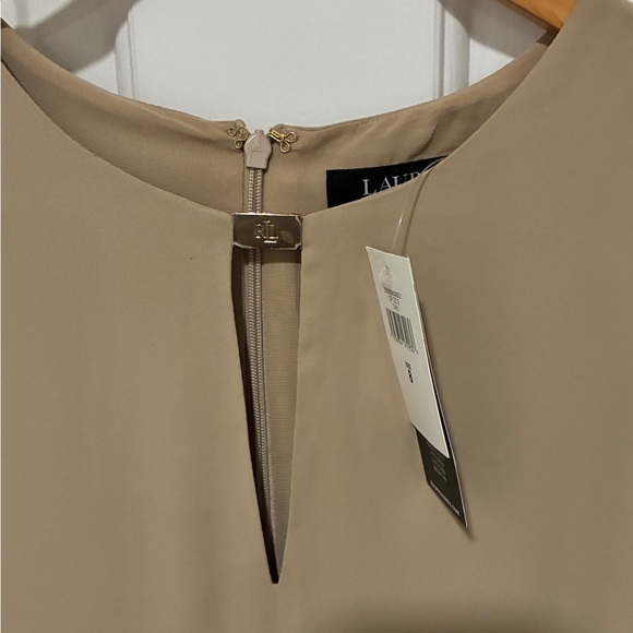Ralph Lauren Beige Short Sleeve Dress - Picture 2 of 6